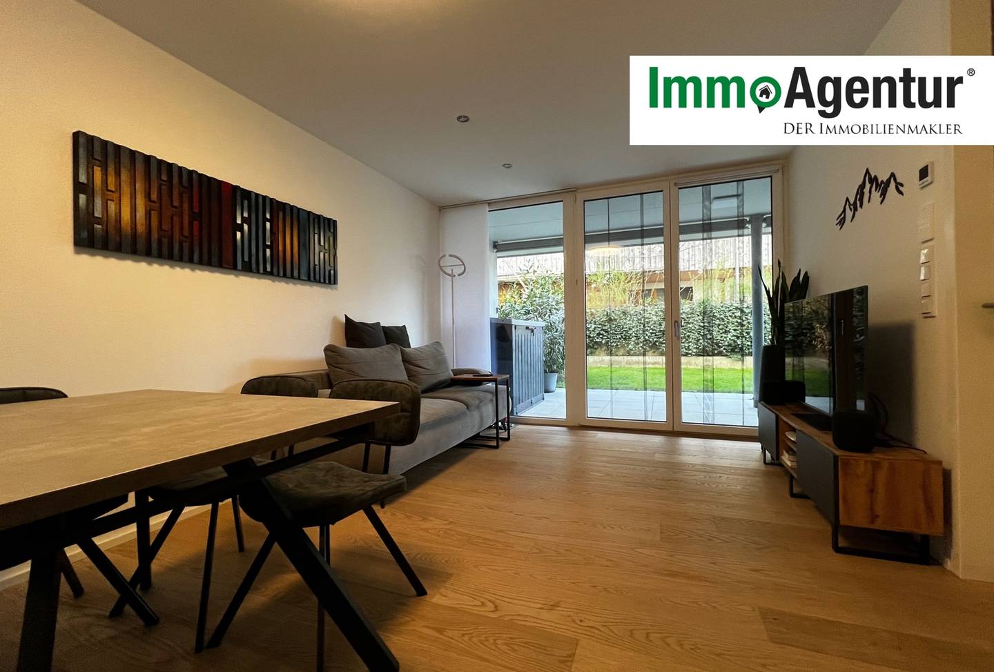 Ground floor apartment with garden and terrace in a new build