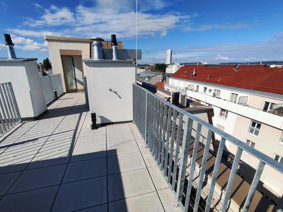 Dachgeschosswohnung Erstbezug Dachterrasse Alte Donau