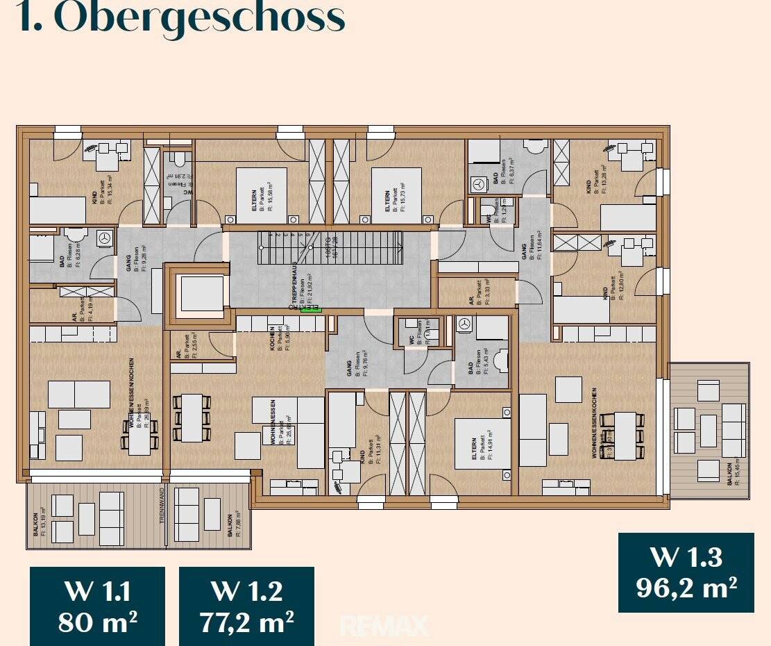 Wohnung Erstbezug Schladming Bergblick Balkon