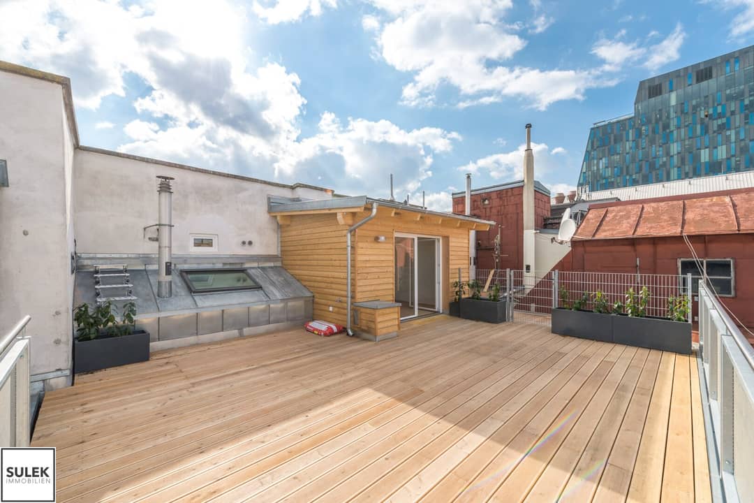 Dachgeschosswohnung Dachterrasse Wien Mitte