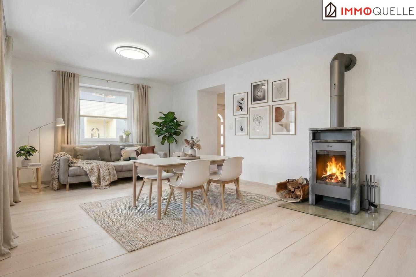Erdgeschosswohnung mit Garten und Wohnküche