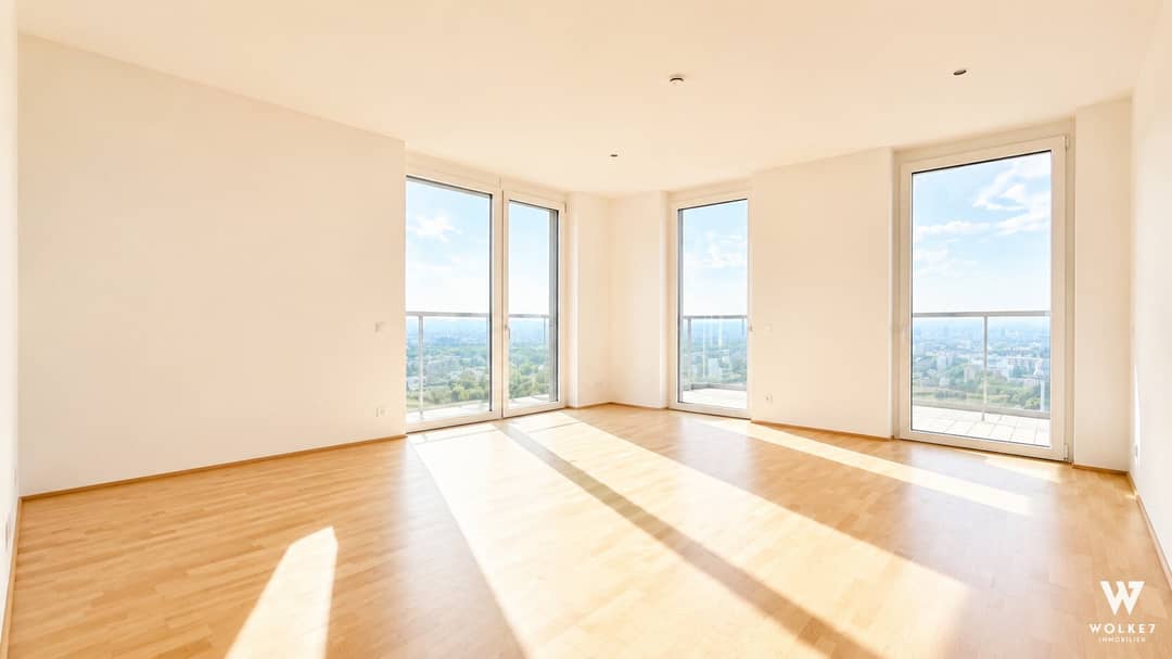 Wohnung im Marina Tower mit Blick über Wien