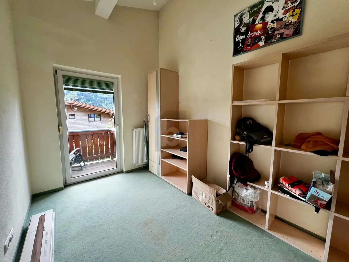 Energy efficient apartment with garden and mountain view