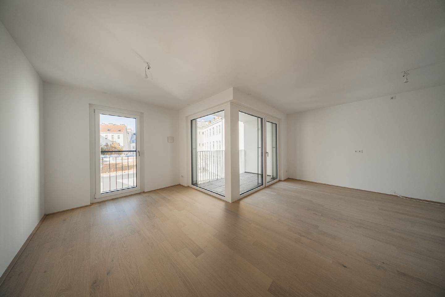 New build apartment with loggia and panoramic view