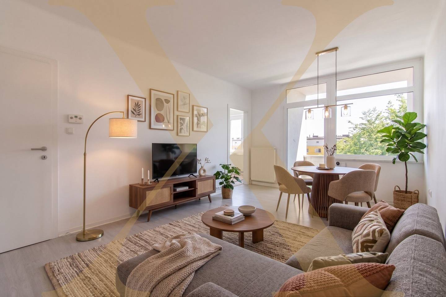 Wohnung mit Loggia und Südostausrichtung