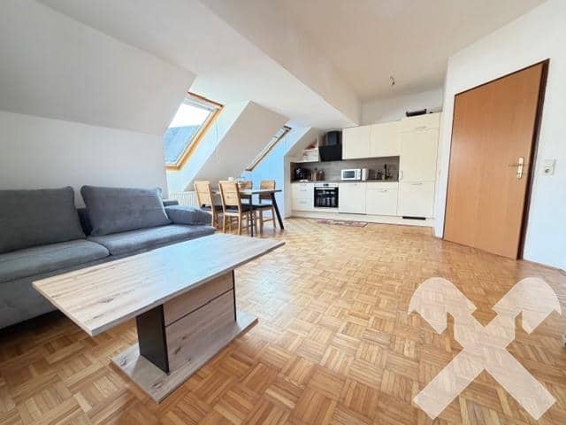 Renovated attic apartment immediately available
