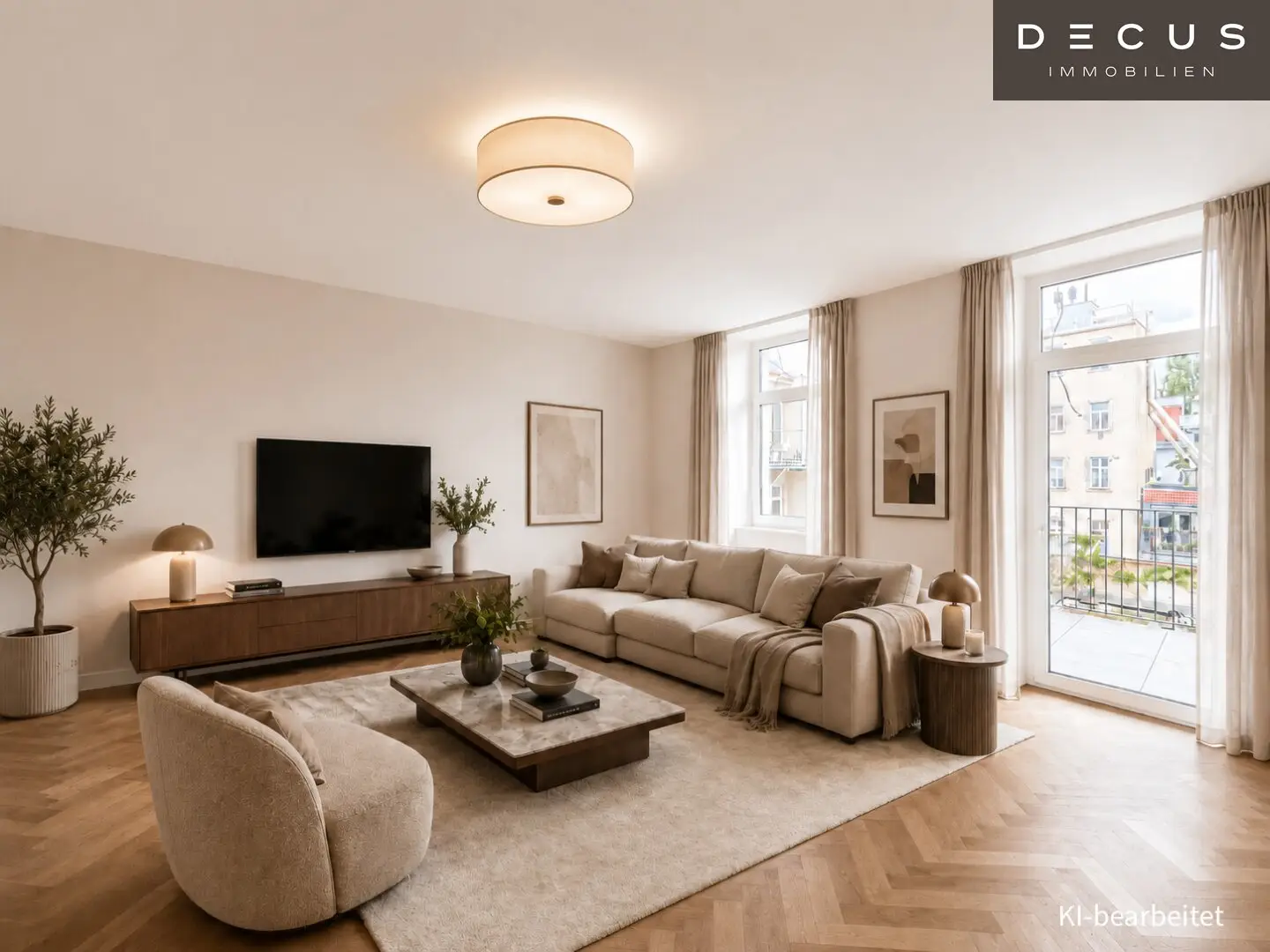 Wohnung Erstbezug Sonniger Balkon Altbau