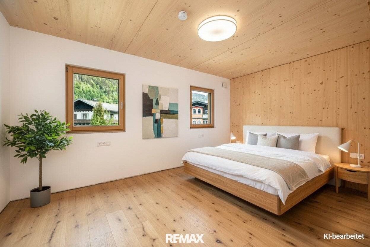 Erstbezug Wohnung mit Massivholzbauweise Balkon