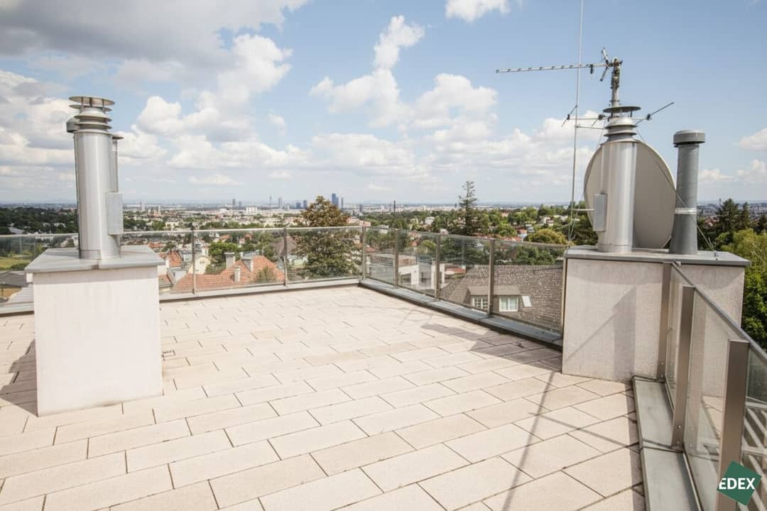 Apartment with large roof terrace and Vienna view