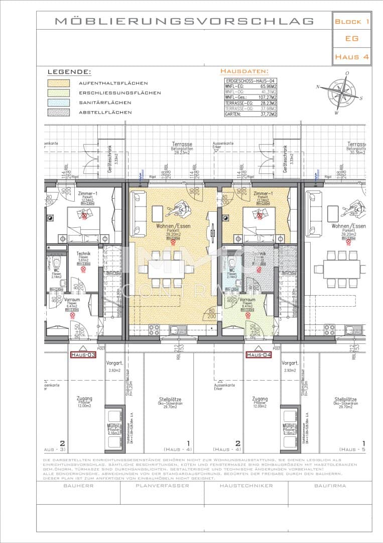 Reihenhaus in Grünlage mit Terrassen und Eigengarten!