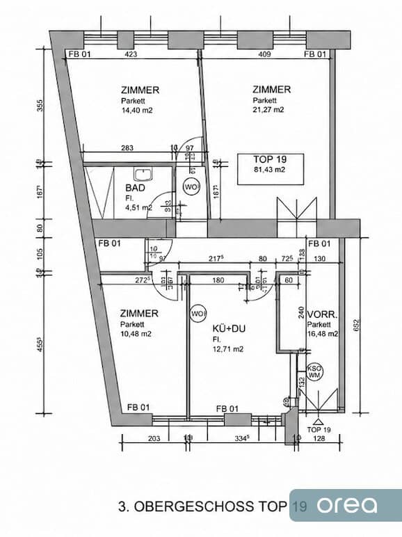 Wohnung mit Altbaucharme und ruhigem Innenhof Erstbezug