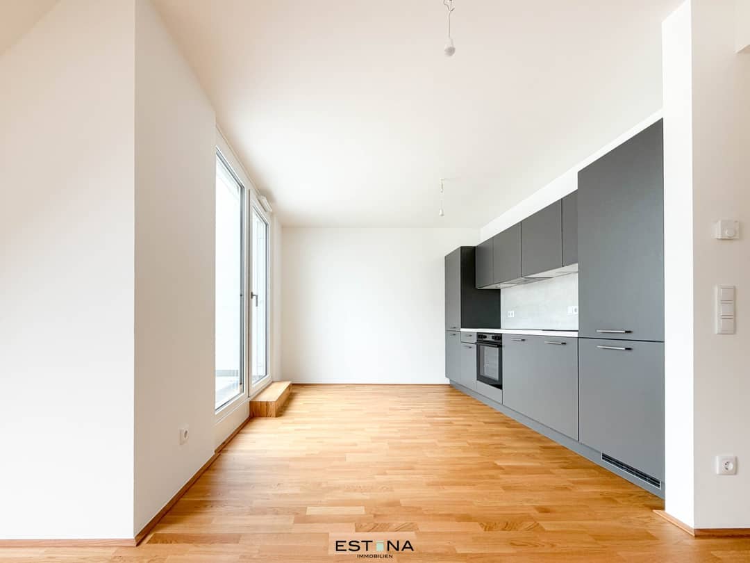 New build apartment with terrace in quiet location