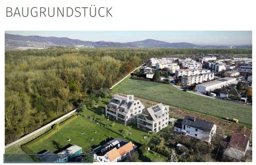 Wohnung am Auwald mit Grünblick und zwei Balkonen