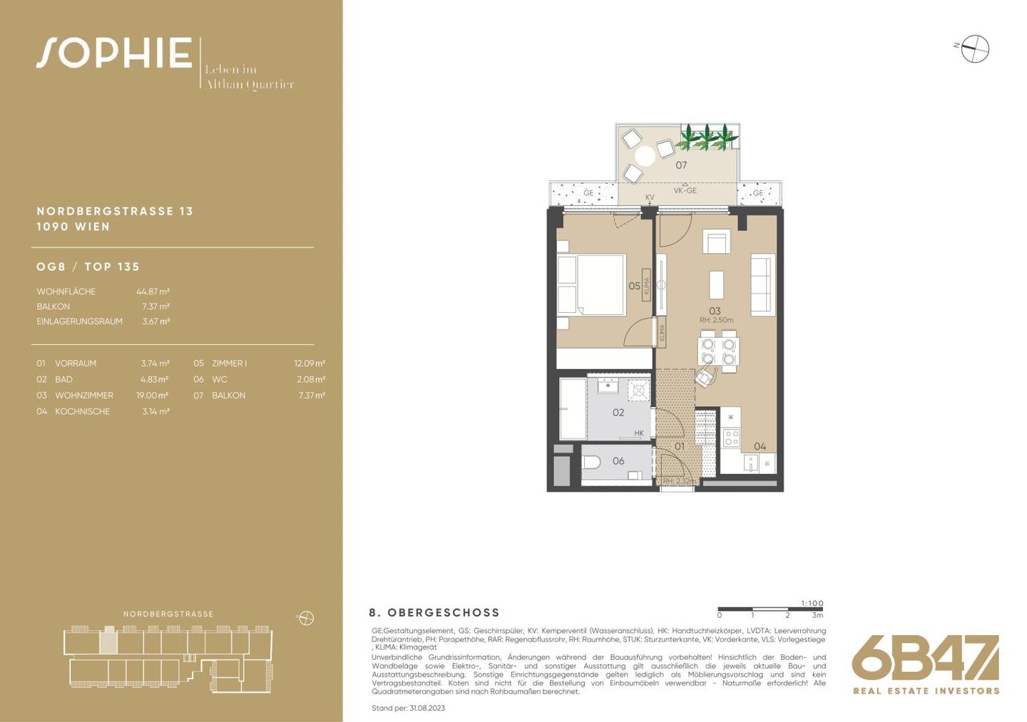 Investor apartment in prime Alsergrund with balcony