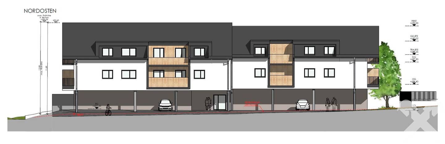 Moderne Wohnung in Pruggern mit Balkon