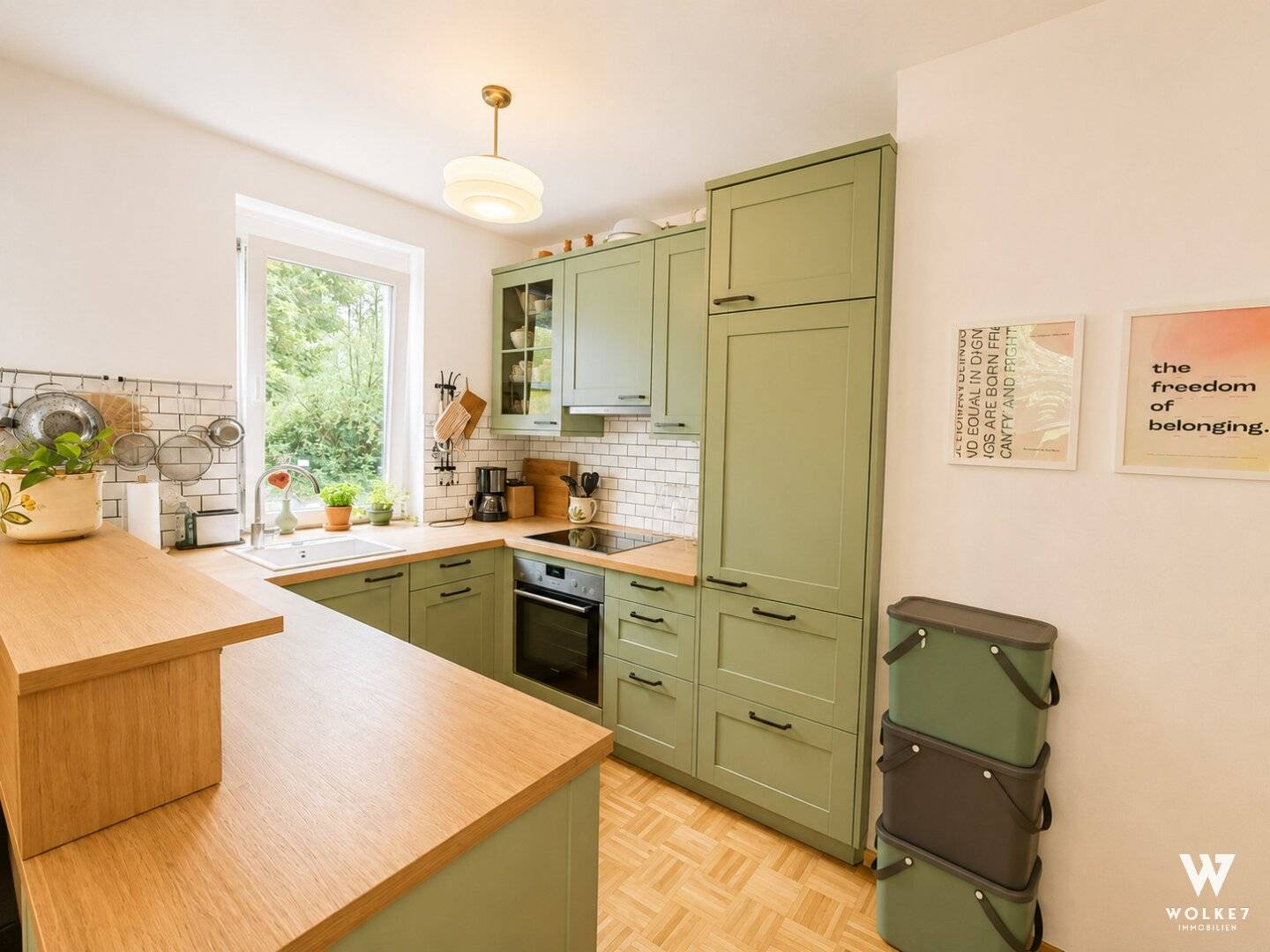 Wohnung Loggia Blick ins Grüne ruhige Lage