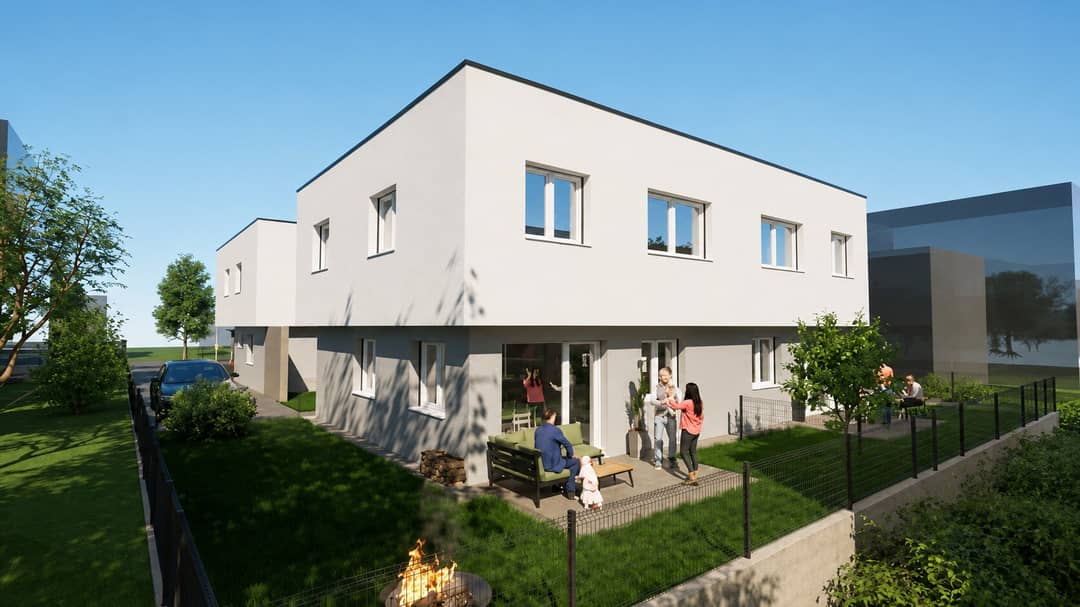 Doppelhaus Alte Donau – 4 Zimmer, Garten