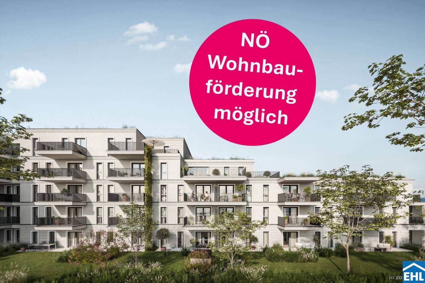 Neubau Wohnung Erstbezug mit Loggia im Zentrum