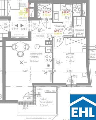 Erstbezug Wohnung mit Balkon Wienerberg