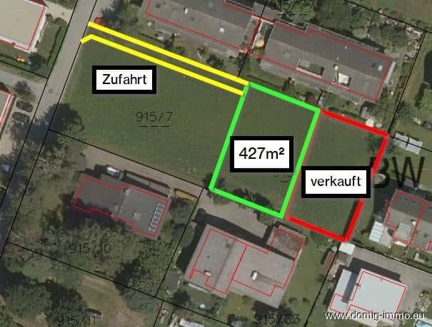 Baugrundstück 427 m² Feldkirch-Nofels