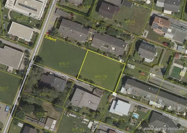 Baugrundstück 427 m² Feldkirch-Nofels