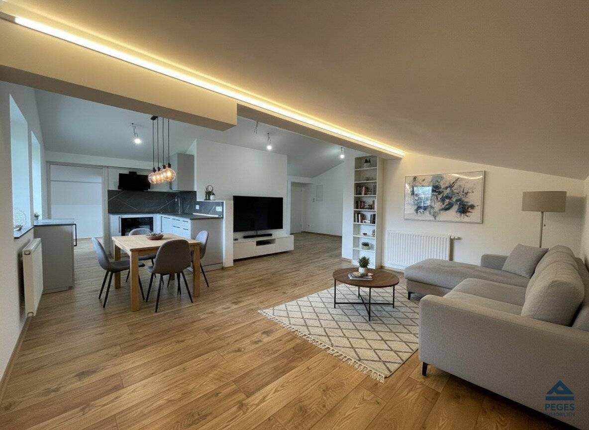 Top floor apartment generous living area