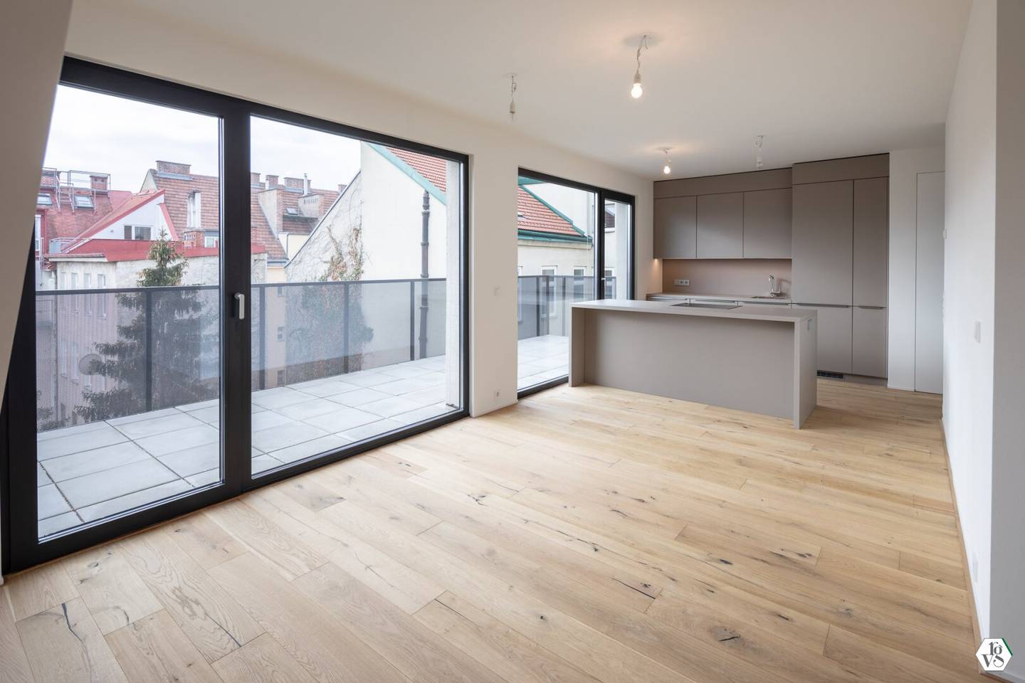 Dachgeschosswohnung mit Terrassen und Lift
