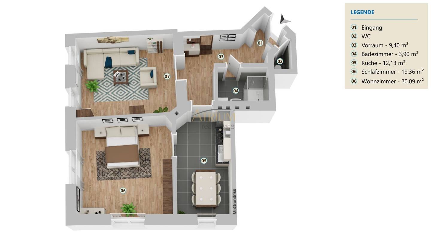 Ground floor apartment old building high ceilings