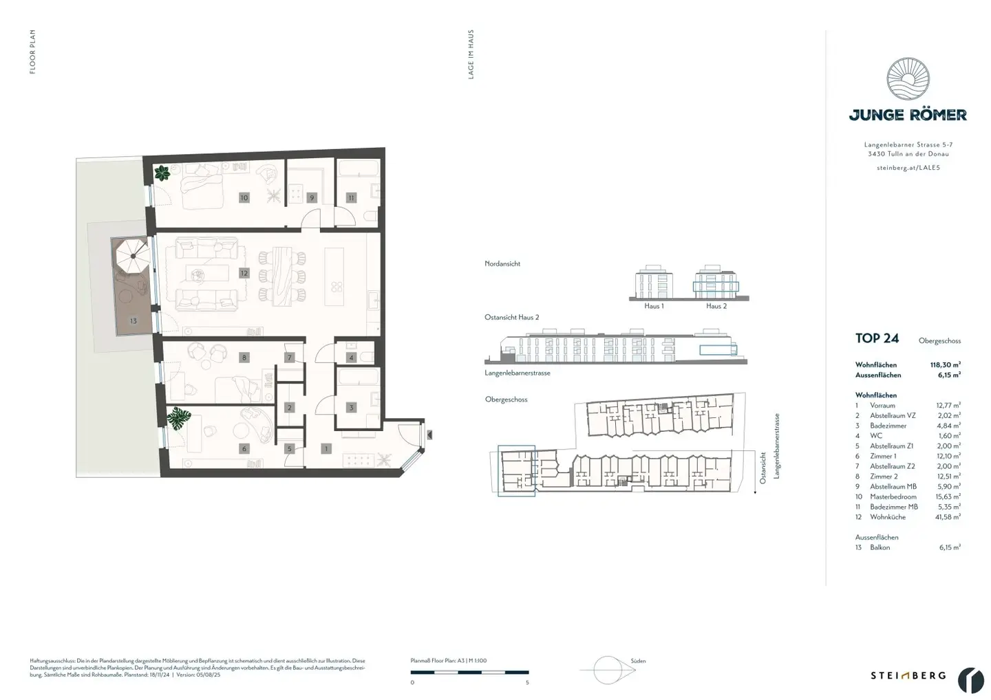 4 Zimmer Wohnung Nahe Zentrum und Donaulände
