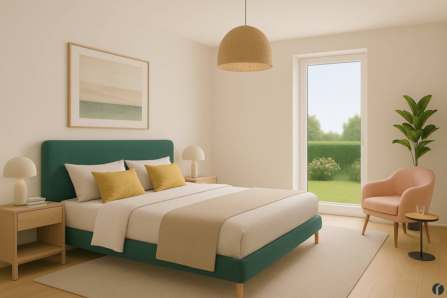 Einrichtungsbeispiel Schlafzimmer
