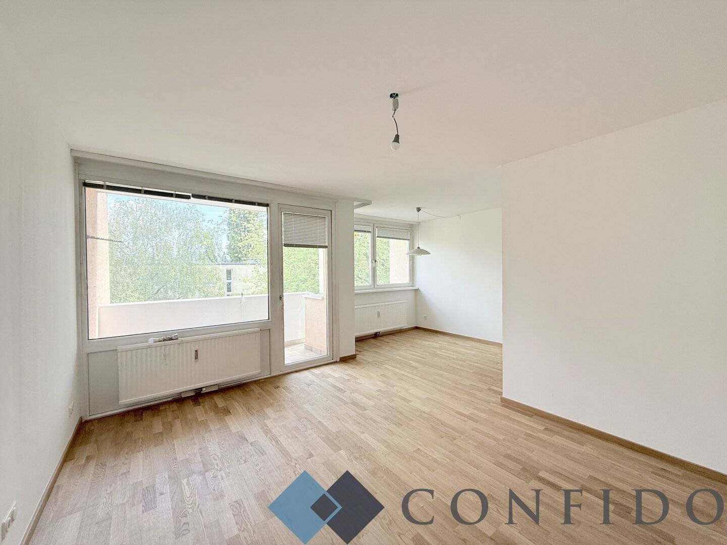 Wohnung Großzügiger Grundriss Loggia Grünblick