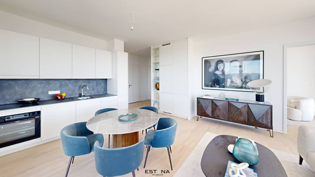 Apartment with panorama view Donau City Loggia