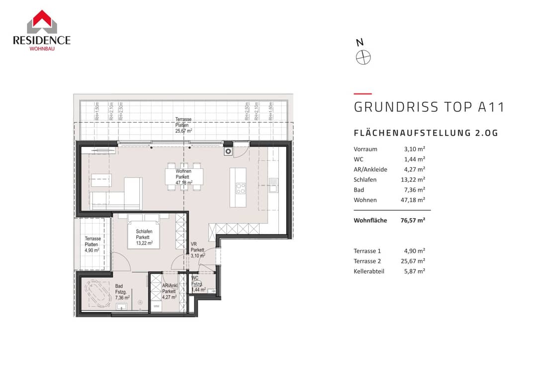 Loftwohnung mit 2 Terrassen in Elixhausen