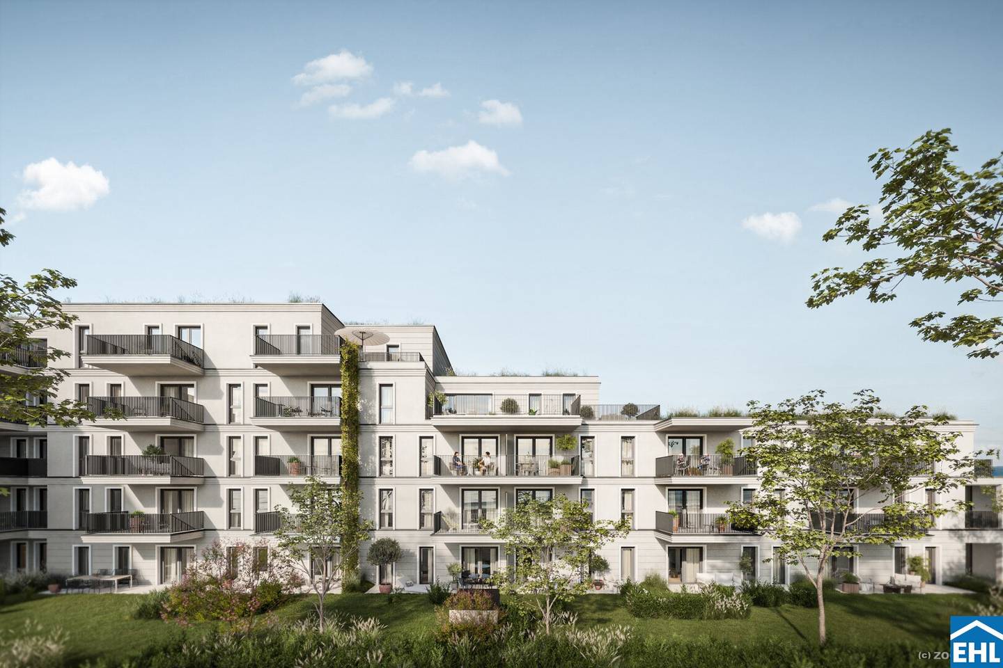 Neubauwohnung mit Garten und Terrasse in zentraler Lage