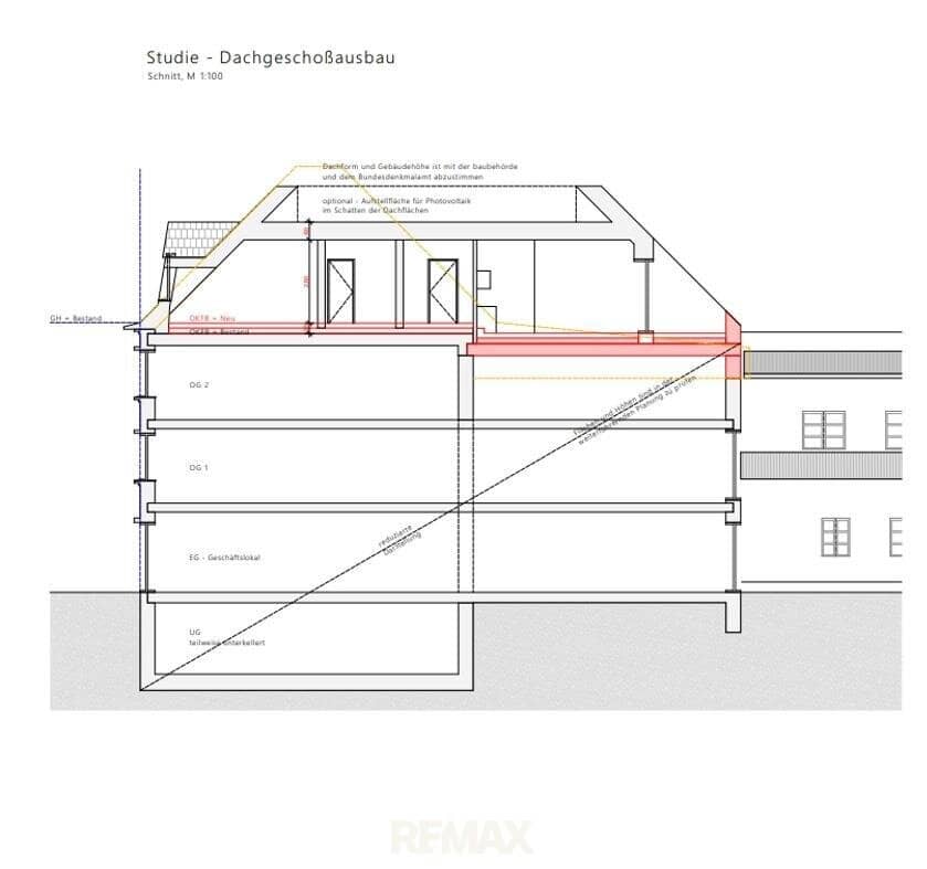 Dachgeschosswohnung Zentrum Fußgängerzone Loggia