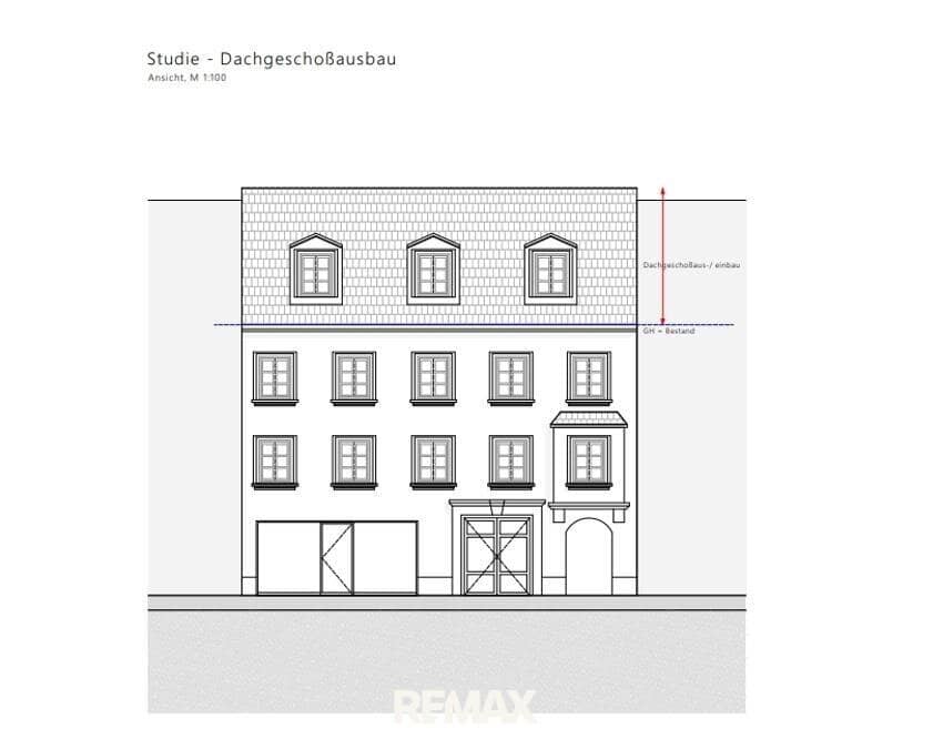 Dachgeschosswohnung Zentrum Fußgängerzone Loggia