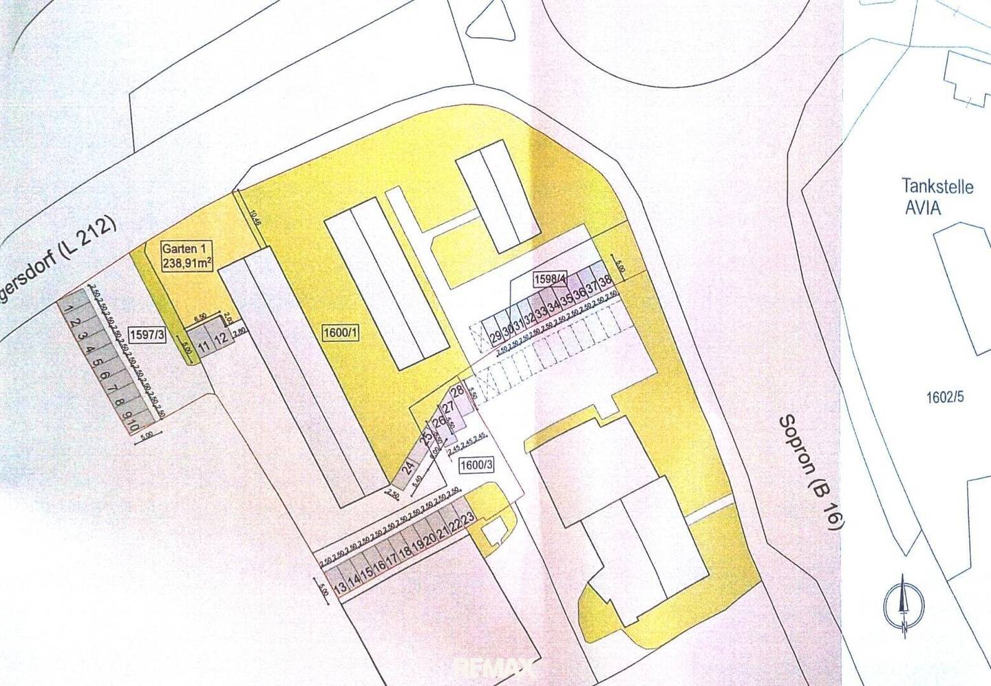 Stellplätze im Gewerbezentrum Ost Siegendorf