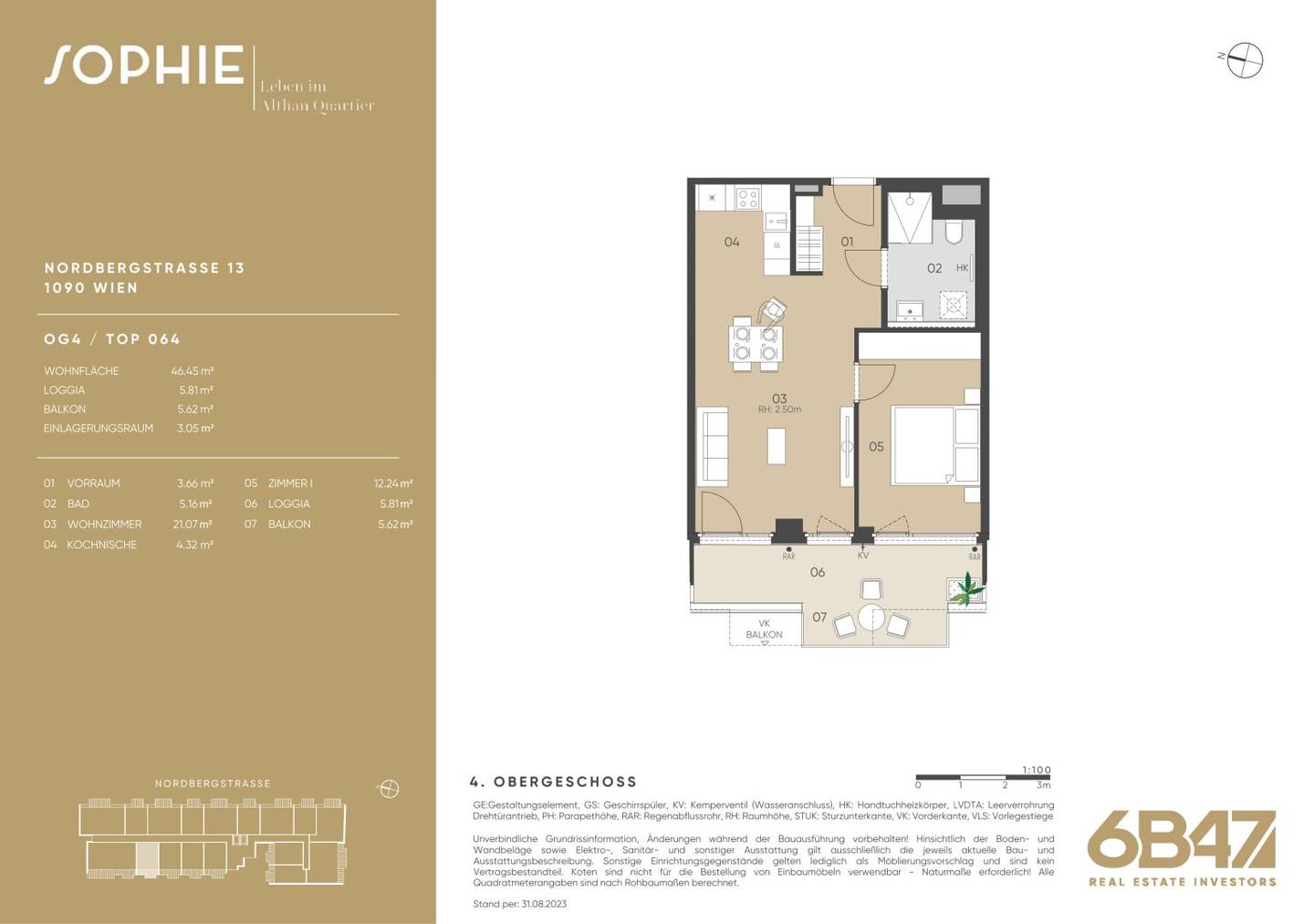 Newly built apartment SOPHIE with balcony