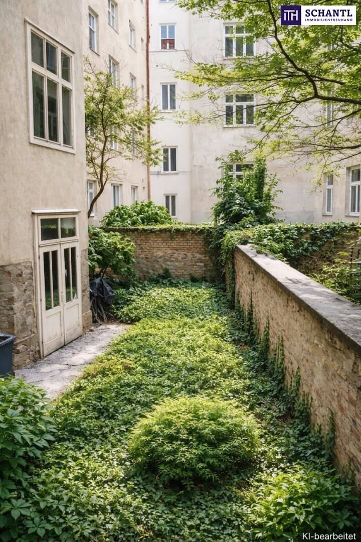 Wohnung mit Garten im Innenhof Erstbezug