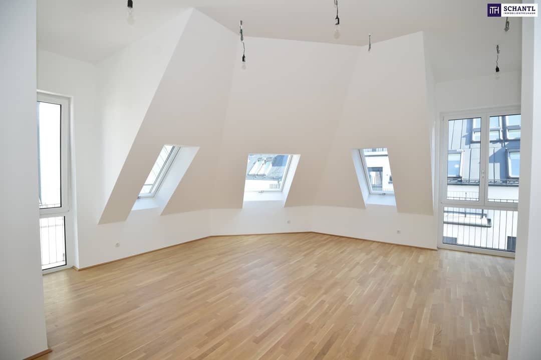 Dachgeschosswohnung im Innenhof mit Terrasse