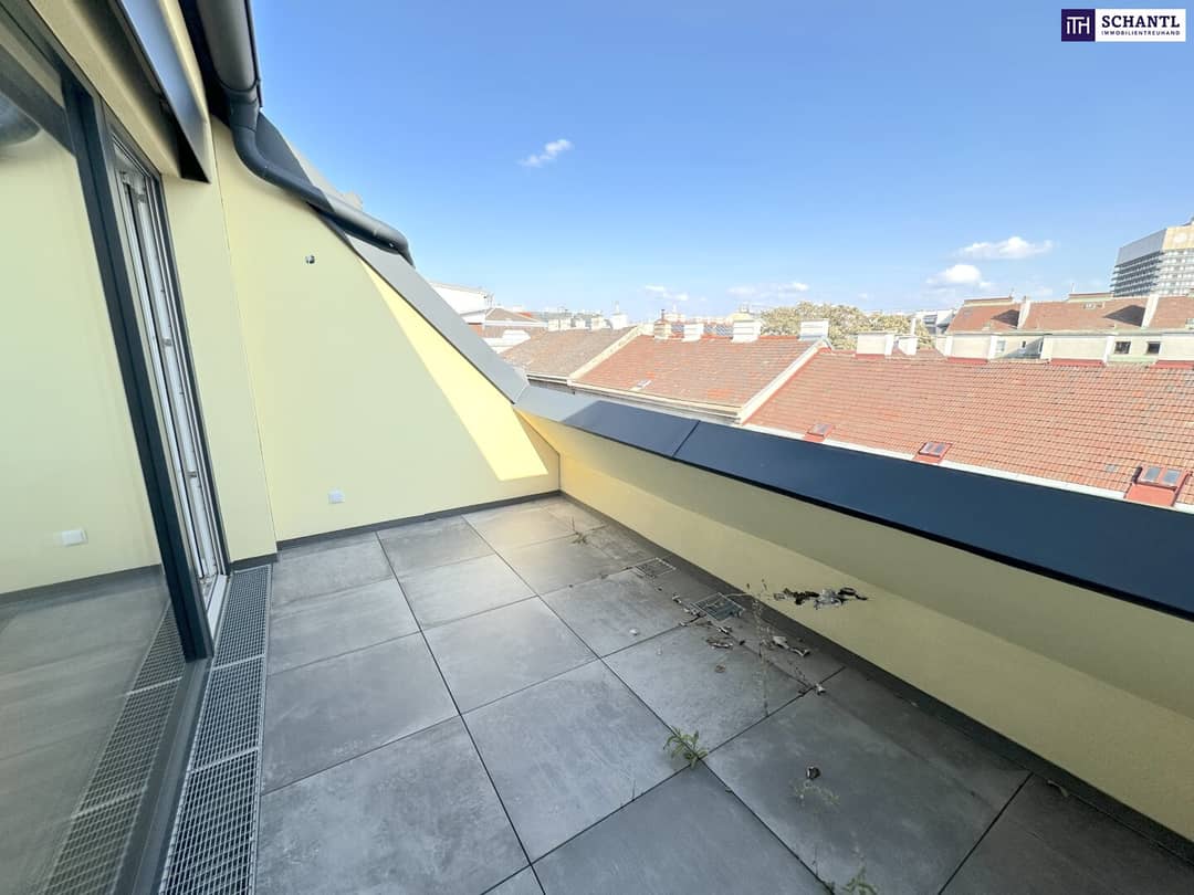 Dachgeschosswohnung Erstbezug mit Ostterrasse