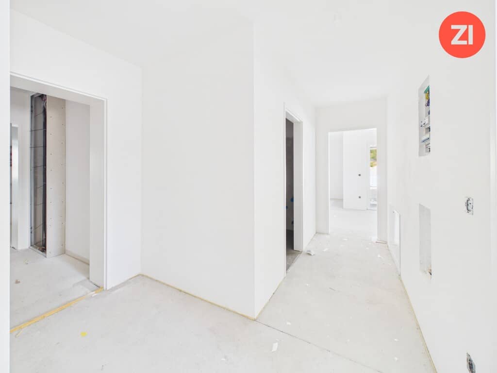 Subsidized new build apartment balcony and garage