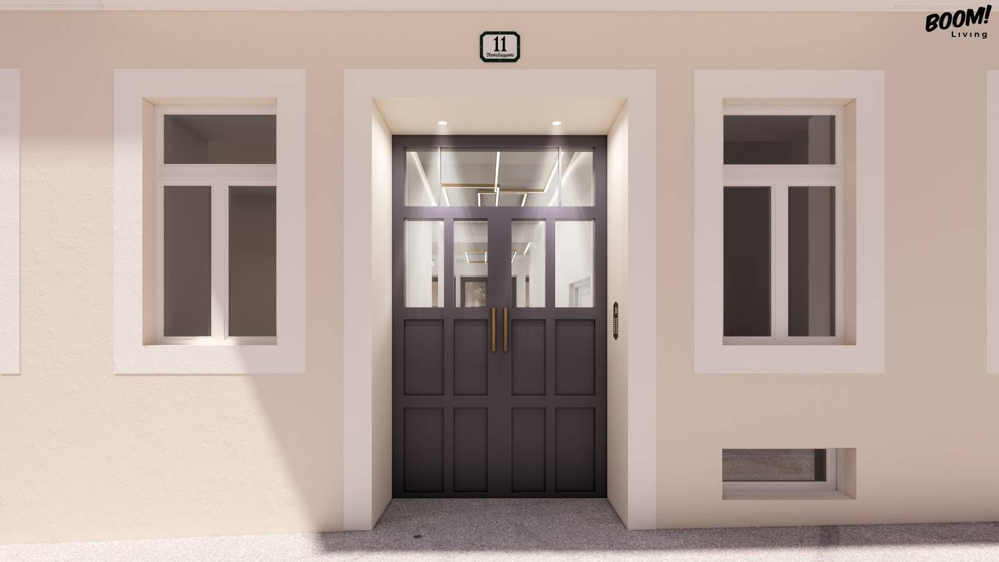 Compact 1-room apartment in generally renovated old building with permit for short term rental