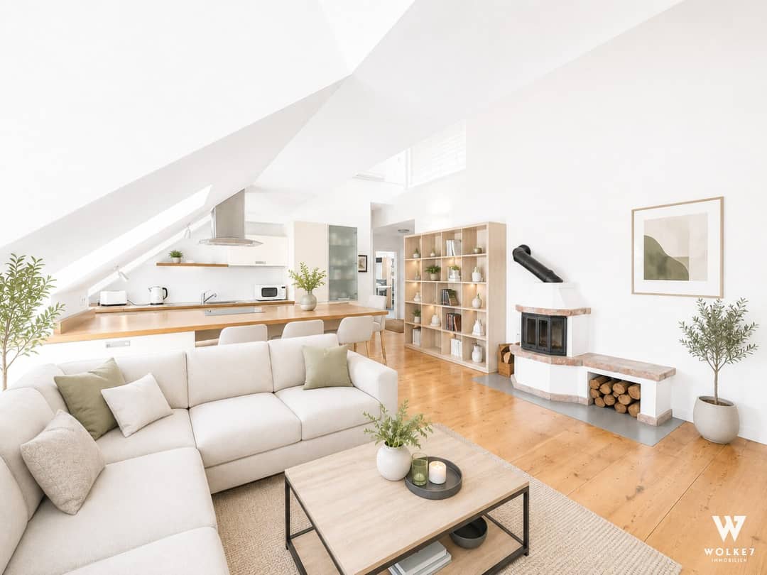Dachgeschosswohnung mit zwei Dachterrassen und Lift