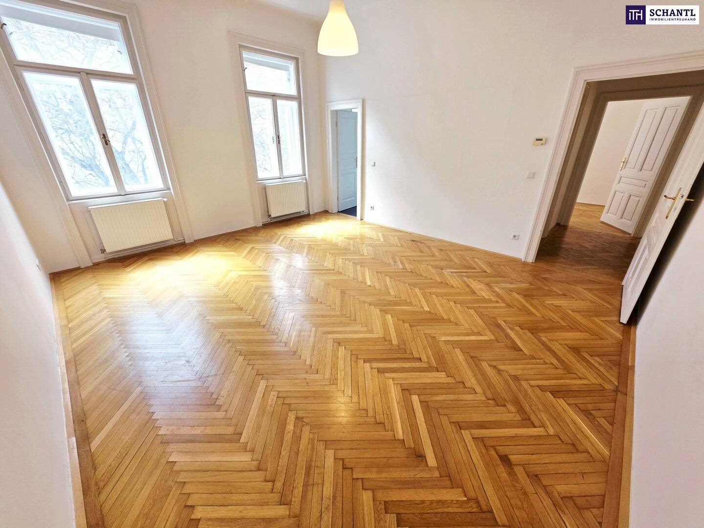 Wohnung ruhige Hoflage Blick ins Grüne frisch saniert
