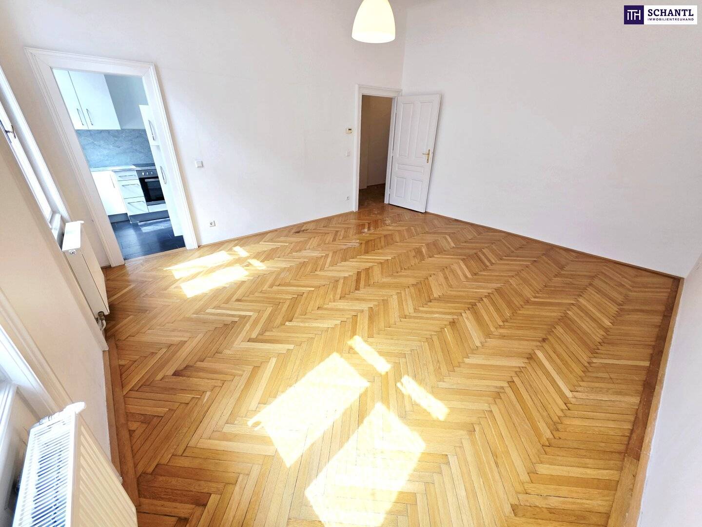 Wohnung ruhige Hoflage Blick ins Grüne frisch saniert