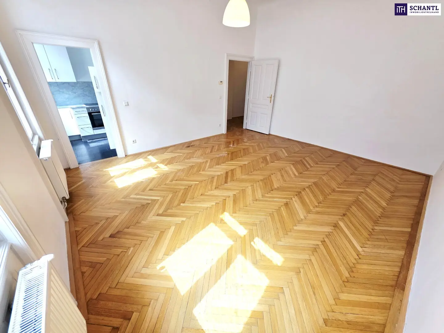 Wohnung ruhige Hoflage Blick ins Grüne frisch saniert