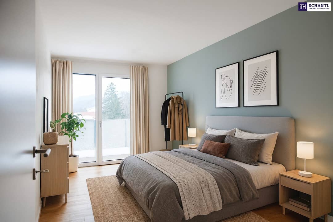 Wohnung im Wienerwald Neubau mit Rundum Terrasse