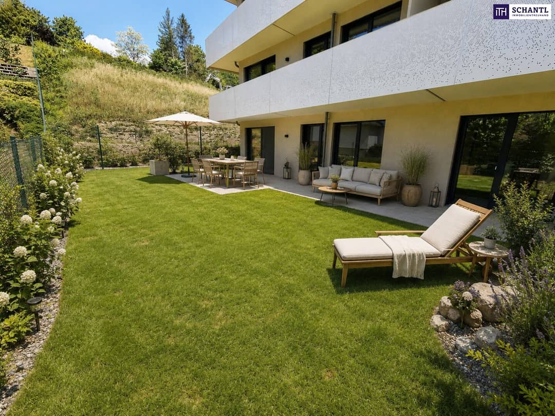 Wohnung im Wienerwald Neubau mit großem Garten