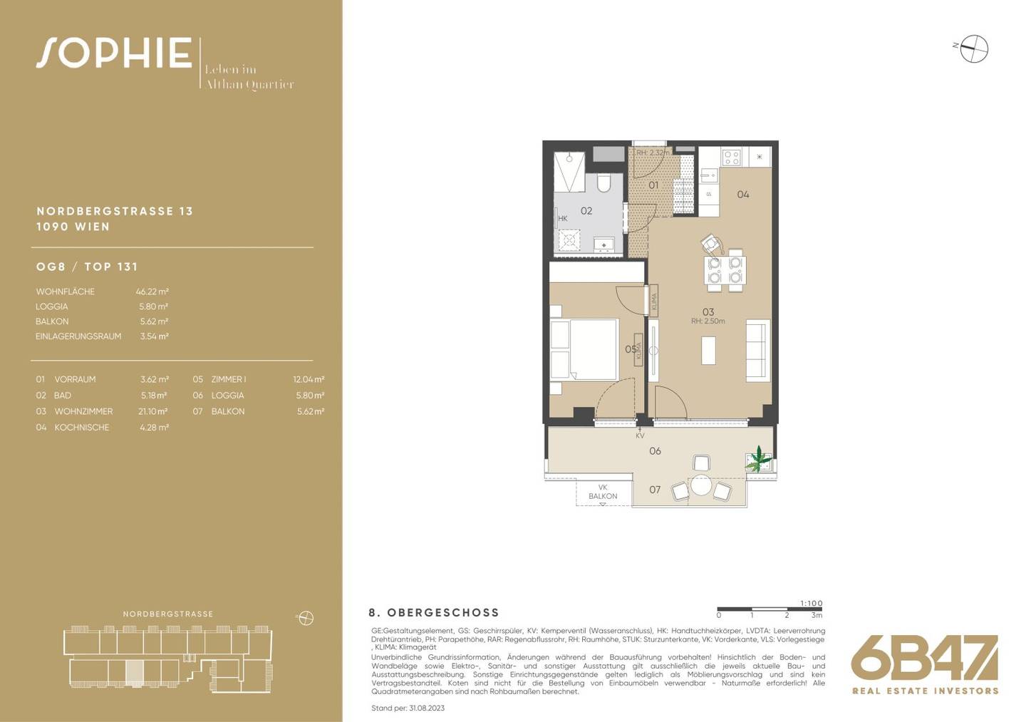 Anlegerwohnung Sophie Neubau Alsergrund
